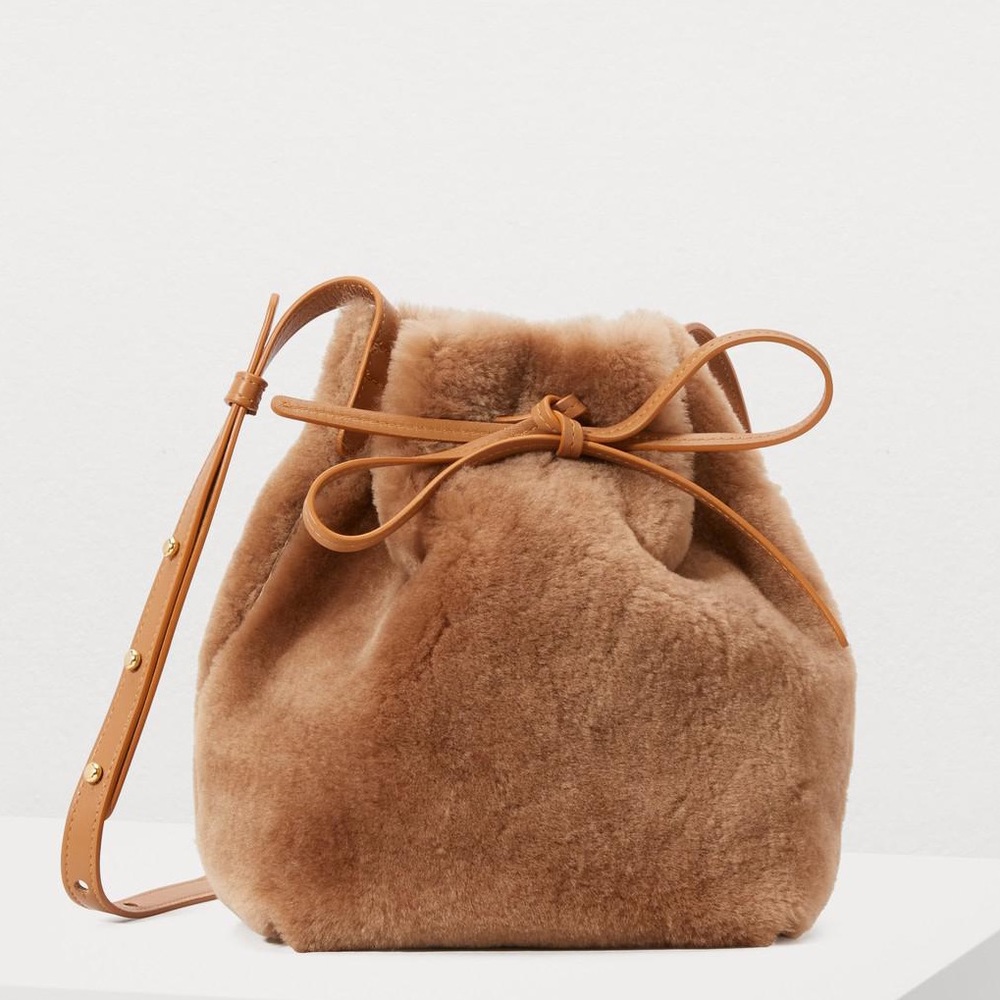 🔎 ISO: Mansur Gavriel Shearling Bucket Bag